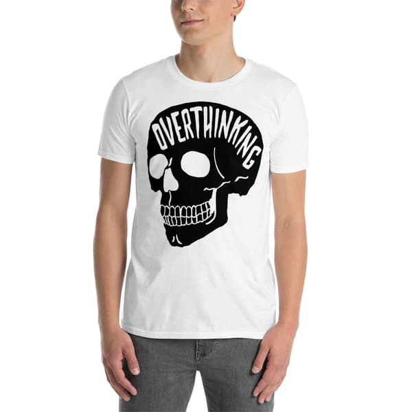 Overthinking T-shirt Vit