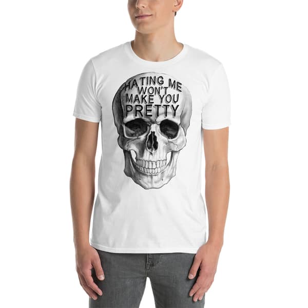 Hating Me T-shirt Vit