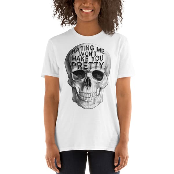 Hating Me T-shirt Vit