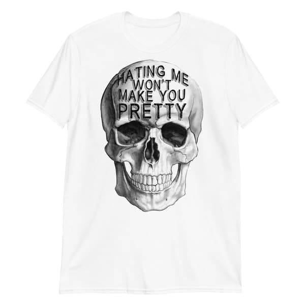 Hating Me T-shirt Vit
