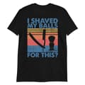 Miniatyrbild 1 av 2: I Shaved My Balls T-shirt Svart