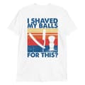 Miniatyrbild 1 av 2: I Shaved My Balls T-shirt Vit