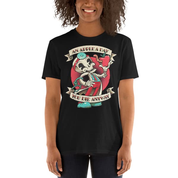 An Apple A Day T-shirt Svart