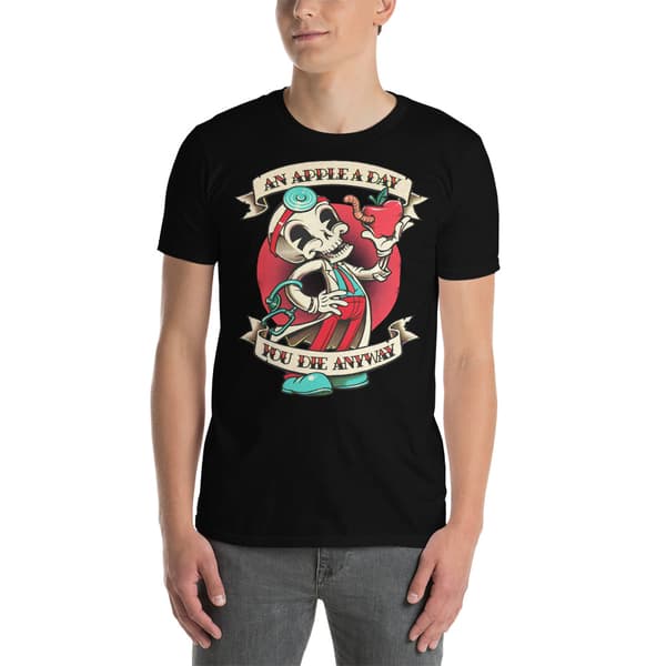 An Apple A Day T-shirt Svart
