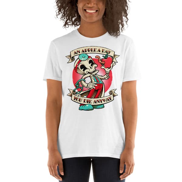 An Apple A Day T-shirt Vit