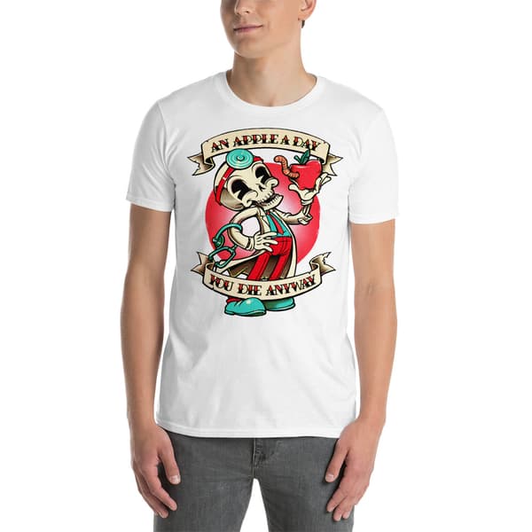An Apple A Day T-shirt Vit