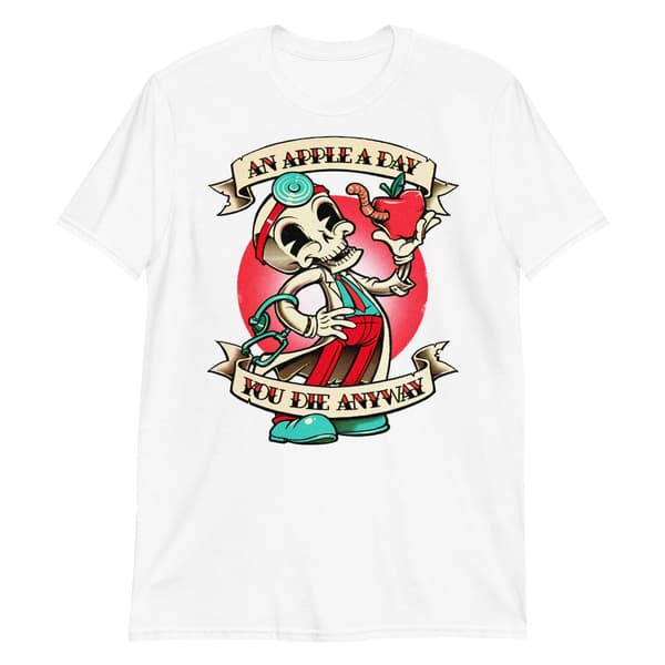 An Apple A Day T-shirt Vit