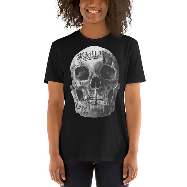 Tattooed Skull T-shirt Svart