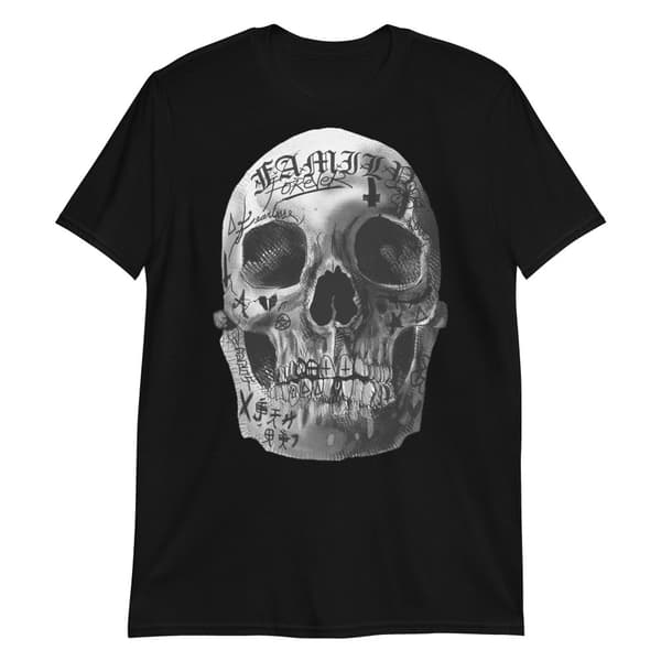 Tattooed Skull T-shirt Svart