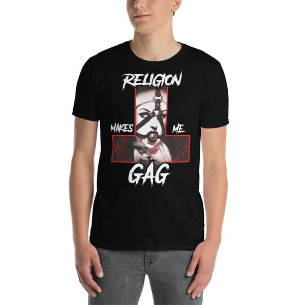 Religion Makes Me Gag T-shirt