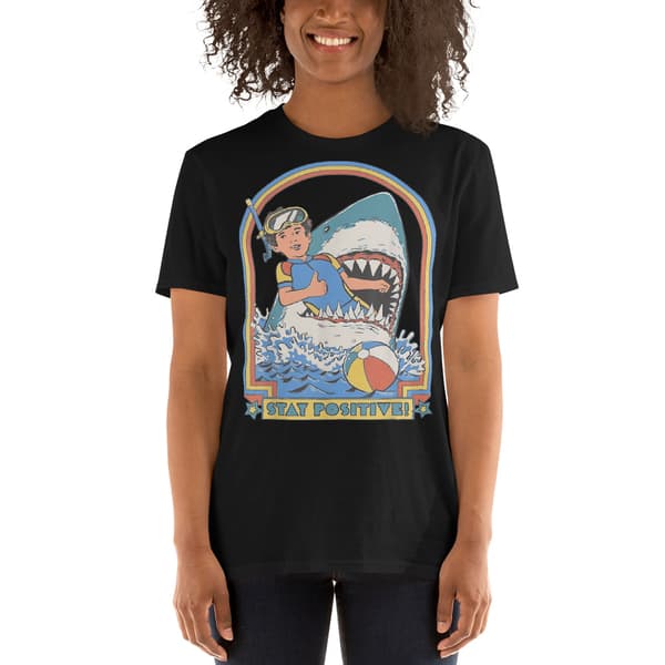 Stay Positive T-shirt Svart