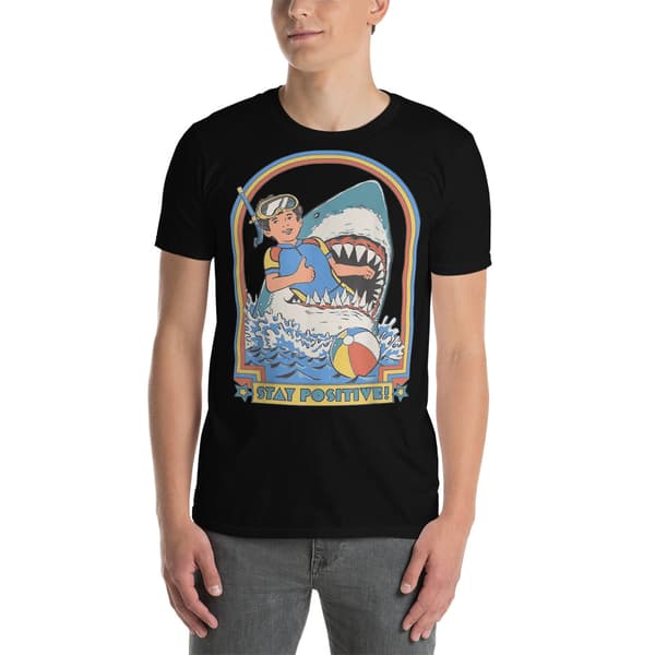 Stay Positive T-shirt Svart