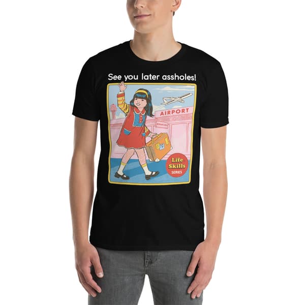 See You Later T-shirt Svart