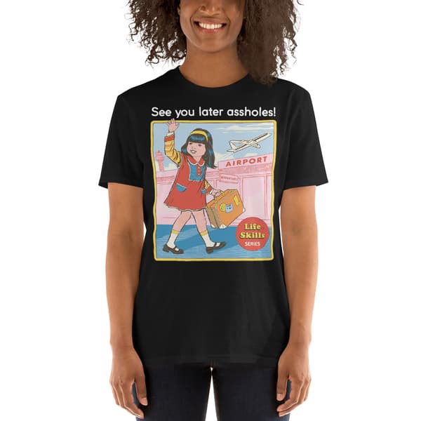 See You Later T-shirt Svart