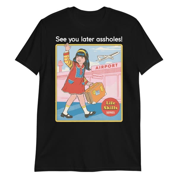 See You Later T-shirt Svart
