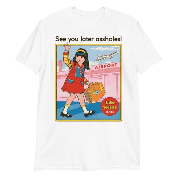 See You Later T-shirt Vit 3XL