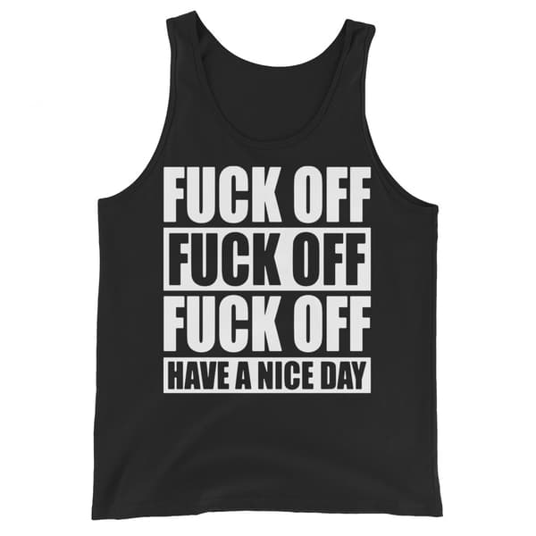 Fuck Off Linne Svart M