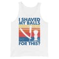 Miniatyrbild 1 av 2: I Shaved My Balls Linne Vit