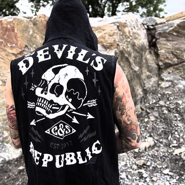 The Devil's Republic Sleeveless Hoodie