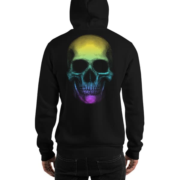 Vivid Skull Hoodie