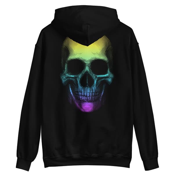 Vivid Skull Hoodie
