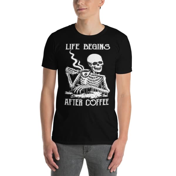 Life Begins After Coffee T-shirt
