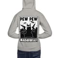 Miniatyrbild 2 av 3: Pew Pew Cartoon Premium Hoodie Grå
