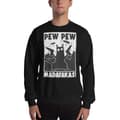Miniatyrbild 3 av 3: Pew Pew Cartoon Sweatshirt Svart