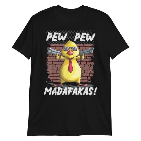 Pew Pew Duck T-shirt 3XL