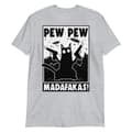 Miniatyrbild 1 av 3: Pew Pew Cartoon T-shirt Ljusgrå