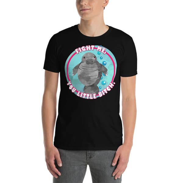 Fight Me T-shirt Svart