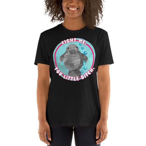 Fight Me T-shirt Svart