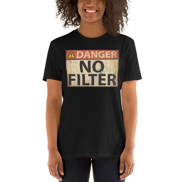 No Filter T-shirt Svart