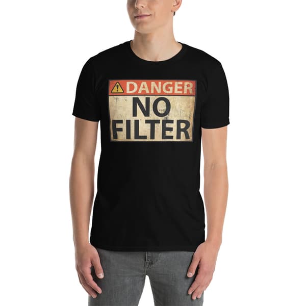 No Filter T-shirt Svart