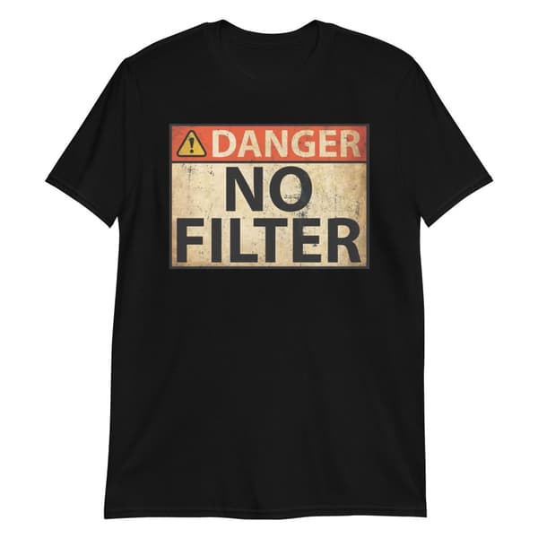 No Filter T-shirt Svart