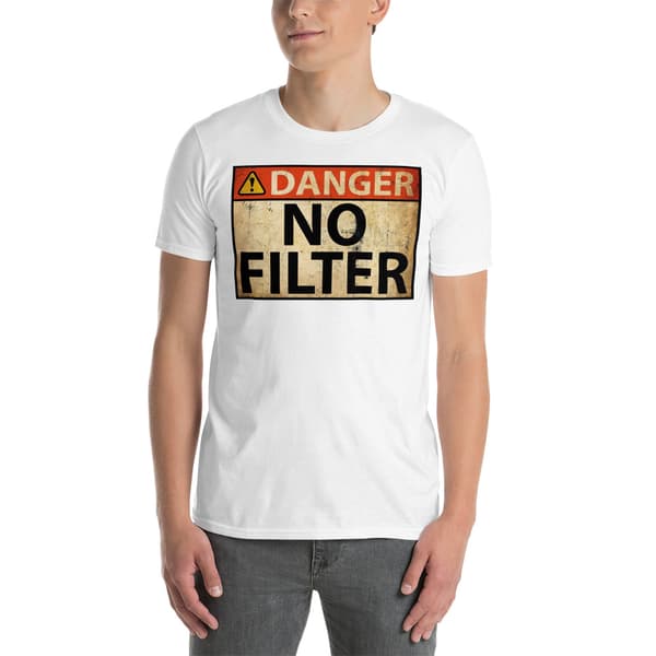 No Filter T-shirt Vit