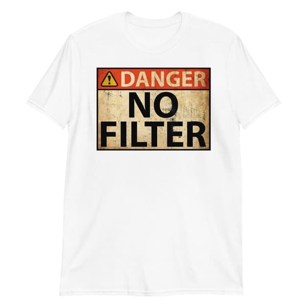 No Filter T-shirt Vit