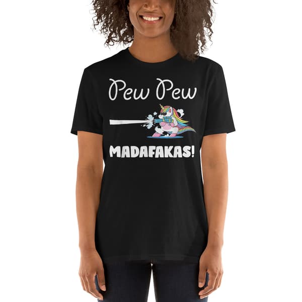 Pew Pew Unicorn T-shirt