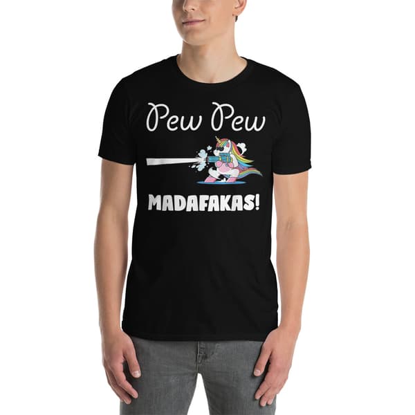 Pew Pew Unicorn T-shirt