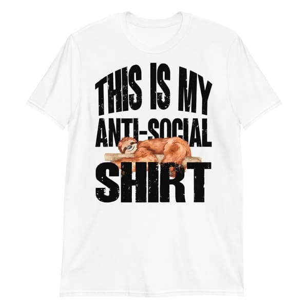 My Anti-social Shirt T-shirt L