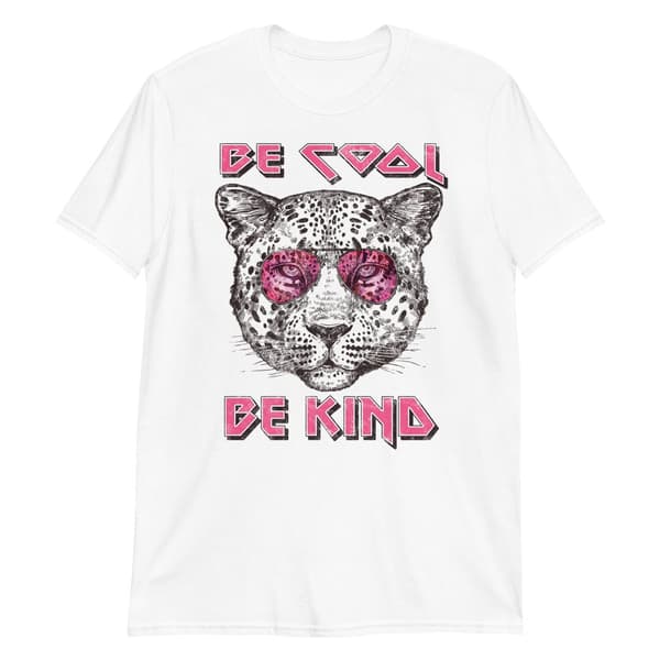 Be Cool, Be Kind T-shirt Vit
