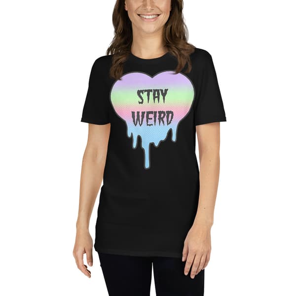 Stay Weird T-shirt Svart