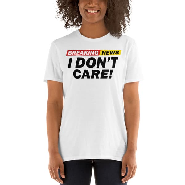 Breaking News T-shirt Vit