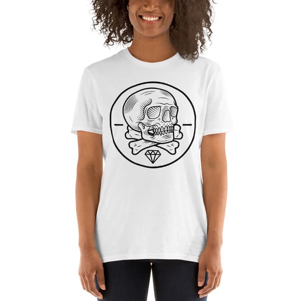 Diamond Skull T-shirt Vit