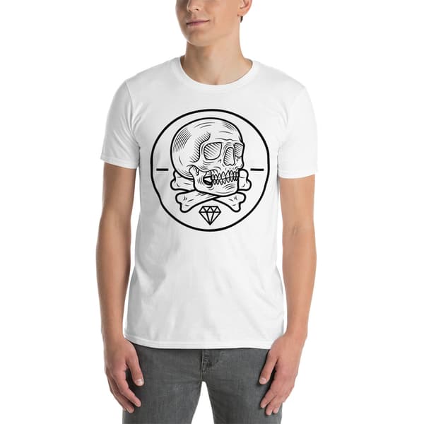 Diamond Skull T-shirt Vit