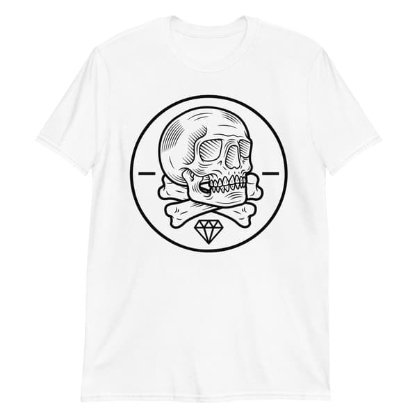 Diamond Skull T-shirt Vit