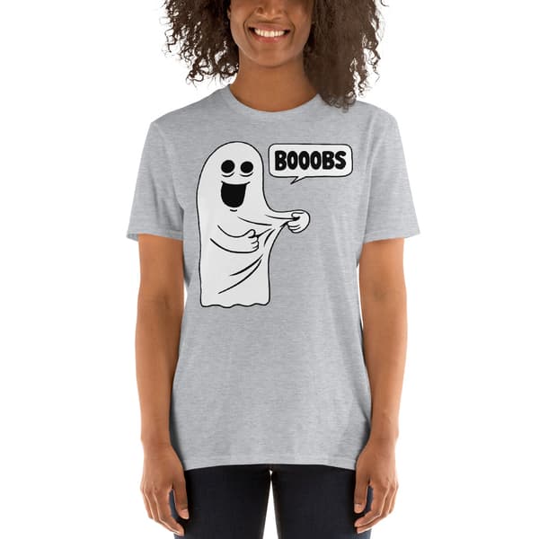 Booobs T-shirt Grå
