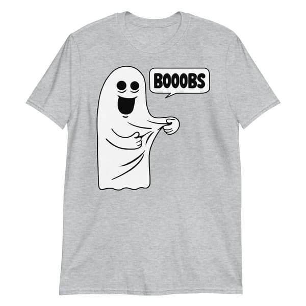 Booobs T-shirt Grå