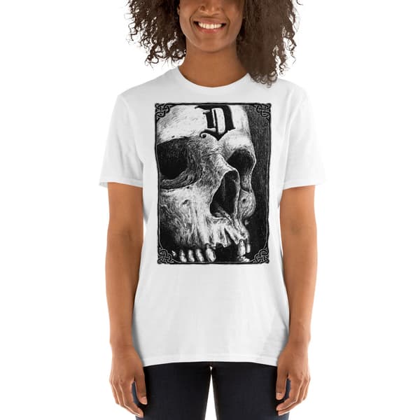 Death Skull T-shirt Vit