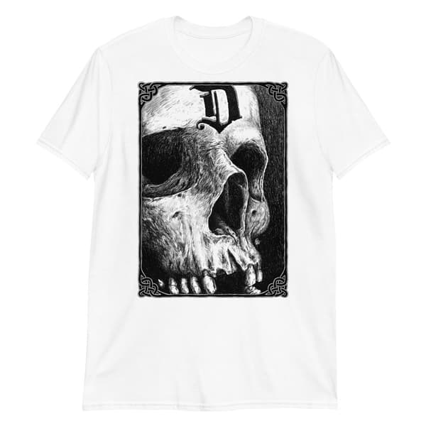 Death Skull T-shirt Vit